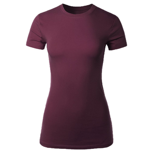 Nouveau T-shirt personnalisé pour femme, col rond, manches courtes, uni, anti-rides, en polaire écologique, respirant, gaufré - Product Image 1