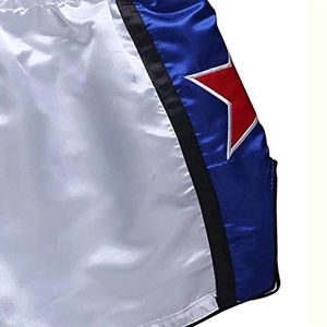 Shorts de Boxeo de Primera Calidad Hechos en Pakistán con Servicio OEM, Shorts de Muay Thai, Ropa de Boxeador, Bordado e Impresión OEM - Product Image 2