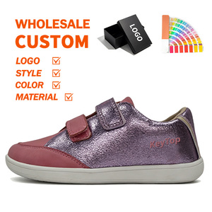 Chaussures décontractées pour enfants en cuir PU souple, à fermeture auto-agrippante, faciles à enfiler et à retirer, adaptées à la croissance naturelle du <span class=keywords><strong>pied</strong></span>, chaussures pieds nus pour enfants, directement de l'usine - Product Image 6