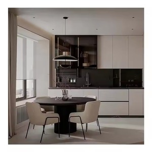 SANYANG Hot Selling 2026 Customized Modern <b>Storage</b> Furniture High Gloss Lacquer Kitchen <b>Cabinet</b> RTA from Vietnam Manufacturer - Product Image 5