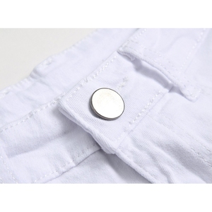 กางเกงยีนส์เอวสูงแบบลำลองสำหรับผู้ชายสีแบบกำหนดเองระบายอากาศและปรับได้ลายพิมพ์ที่ต้องการมากที่สุด - Product Image 4