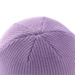 Bonnet en laine 100% personnalisé en gros, doux et chaud, uni, tricoté, couleur unie, bonnet jacquard vierge - Product Image 2