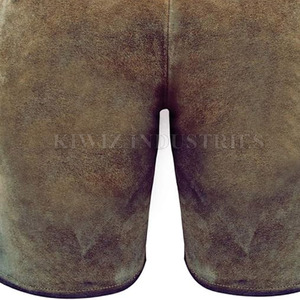 Pantalones cortos de cuero bávaro al por mayor ligeros Pantalones cortos de cuero bávaro cómodos Pantalones cortos bávaros de cintura elástica - Product Image 6