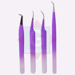 Pince à épiler pour extension de cils Design personnalisé Applicateur de cils de volume de marque privée Pince à épiler - Product Image 4