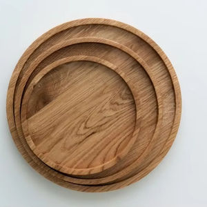 Assiettes de service rectangulaires en bois d'acacia poli, faites à la main, pour la maison, l'hôtel, le restaurant, prix raisonnable - Product Image 1