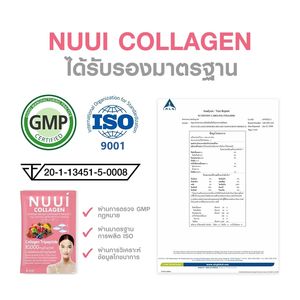 NUUI COLLAGEN Kollagen Tri peptid 10.000mg L-Glutathion 250 mg 10 Beutel pro Karton Thailand - Product Image 3