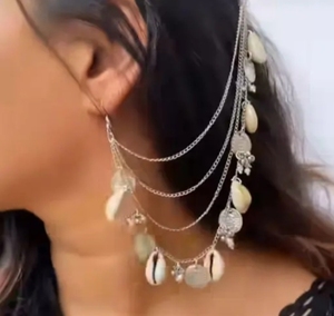 Leggero Boho Kodi Jhumka stile stile <span class=keywords><strong>Kaan</strong></span> orecchini a catena tradizionale e senza tempo con eleganza moderna - Product Image 1