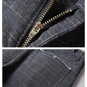 Pantalones informales ajustados personalizados, pantalones vaqueros transpirables de algodón 100% para hombre, pantalones vaqueros nuevos de alta calidad 2025 - Product Image 6