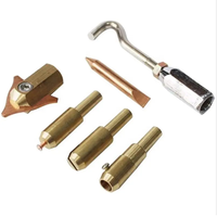 Pistolet à souder 87 pièces avec kit de cordon pour voiture, marteau à glissière pour le soudage des goujons, mini machine-outil de soudage, dispositif de réparation