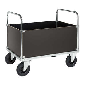 OEM Customizable Four-Wheel Folding <b>Trolley</b> Container 500kg Load Foldable Frame <b>Platform</b> for Shopping Storage Tool Plastic Metal - Product Image 1