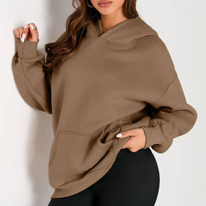 เสื้อสเวตเตอร์ทรงหลวมมีฮู้ดปักลายโฟมสไตล์สตรีทแวร์ทันสมัยออกแบบโลโก้ได้ตามต้องการ - Product Image 2