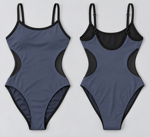 Maillot de bain une pièce ARENA Team Challenge, séchage rapide, noir asphalt, taille 40, 100% polyester, UPF50+ - Product Image 3