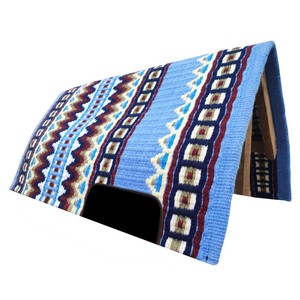 Manta para espectáculo de caballos/Almohadilla para caballos Western Show Diseño de Nueva Zelanda Hecho a mano para caballos Manta para espectáculo de lana multicolor Lana superior - Product Image 4