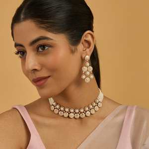 Kundan Necklace 177805 Elegant <b>Wedding</b> <b>Accessory</b> - Product Image 1