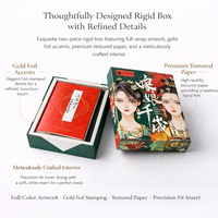 Boîte cadeau magnétique rigide personnalisée avec insert en EVA pour emballage de marque haut de gamme