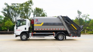 รถบรรทุกอัดขยะอีซูซุสำหรับงานสุขาภิบาลเทศบาล - สำหรับการเก็บขยะในเมือง - Product Image 3