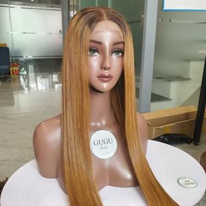 Ombre venta al por mayor 100% Peluca de cabello humano crudo vietnamita Ombre hueso recto proveedor de encaje transparente de alta calidad - Product Image 2