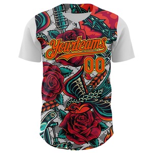 Hot Sale Customized Baseball Uniforms With <b>Rhinestone</b> High Quality Sublimation Baseball Jerseys - Product Image 2