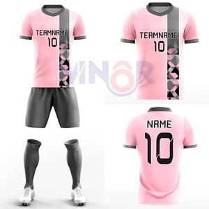 Uniforme de ropa de fútbol totalmente personalizado de alta calidad, tela transpirable, logotipo de alta impresión, suministro de fábrica de diseño OEM para jóvenes y adultos - Product Image 6