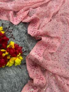 Nouveau lancement Superhit Bollywood broderie séquence travail Saree et Banglori soie Saree grossiste de l'Inde - Product Image 3