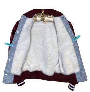 Veste universitaire collégiale personnalisée pour hommes veste de baseball streetwear à la mode avec impression de logo et service de marque de distributeur - Product Image 3