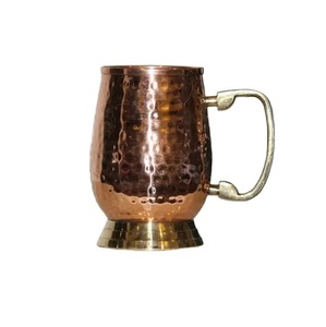 Smooth Pure Copper Moscow Mule Mug Made in India <b>Bulk</b> Quantity High Quality Vintage Modern Export Usage Home Hotel Restaurant - Product Image 2