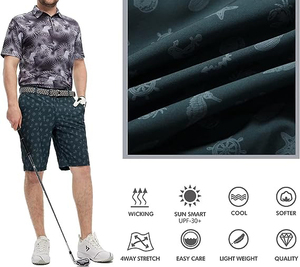 Pantalones cortos de calidad superior para hombre 2023 Último diseño Color personalizado Venta al por mayor Pantalones cortos de golf para hombre Deporte para hombre Pantalones cortos de golf - Product Image 3