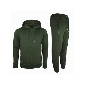Survêtements de streetwear pour hommes de haute qualité en gros, personnalisés, à fermeture éclair, respirants, élégants et confortables, ensembles de jogging pour hommes - Product Image 1