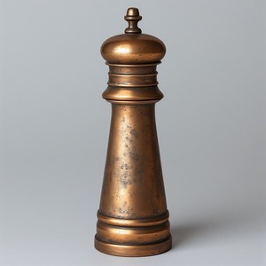 Molinillo de pimienta de acero inoxidable Premium, acabado en tono cobre, diseño moderno artesanal, duradero, respetuoso con el medio ambiente para Decoración - Product Image 1