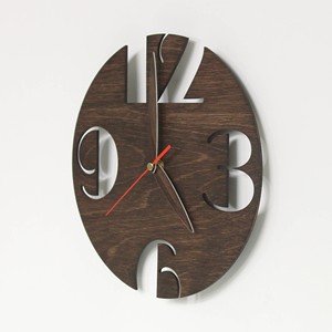 Moderno reloj colgante montado en la pared superventas sala de estar dormitorio decoración colgante de pared Relojes de madera natural - Product Image 5