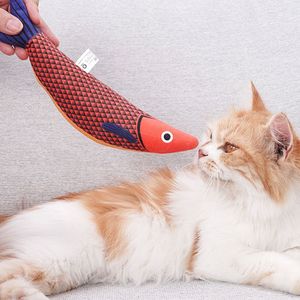 Mayorista Interactivo <span class=keywords><strong>Catnip</strong></span> Arrugado Sonido Felpa Colorida Suave Juguetes Saury <span class=keywords><strong>Fish</strong></span> Squeak Pet Toys para Gato Gatito - Product Image 3