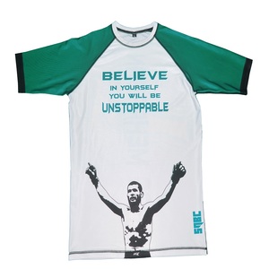 OEM ODM secado rápido Spandex/poliéster Rash Guard camisas para gimnasio correr pesca ligero Unisex entrenamiento muscular Atlético - Product Image 3