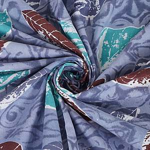 Jaipuri Print Double Bedsheet in Grey Cotton 240 TC with 2 Pillow Covers <b>King</b> <b>Size</b> 3-Pc Set 100% Cotton Home Use <b>Sheets</b> - Product Image 4