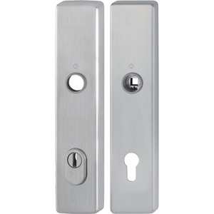 HOPPE Long Escutcheon Pair E2222ZA/2210 Matt F69 PZ 92 mm <b>Clock</b> Parts & Accessories - Product Image 1