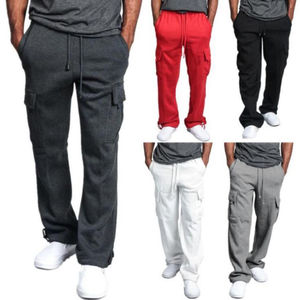 กางเกงคาร์โก้ผู้ชายสไตล์ลำลอง2025, กางเกงวอร์มตรงมีกระเป๋า3D น้ำหนักเบาคุณภาพสูงทรงหลวมสวมใส่สบาย - Product Image 2