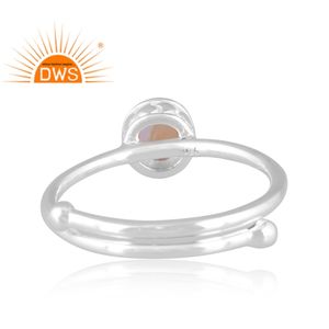 Newly Design Fine Sterling Silver Natural Citrine Gemstone <b>Adjustable</b> <b>Ring</b> Custom Jewelry For Women Gift For Her - Product Image 4