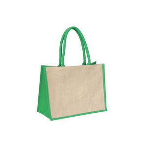 Bolsa de playa de yute artesanal ecológica de primera calidad, Color Natural, tamaño mediano, certificada ISO9001, bolsa de compras de diseñador de moda - Product Image 1