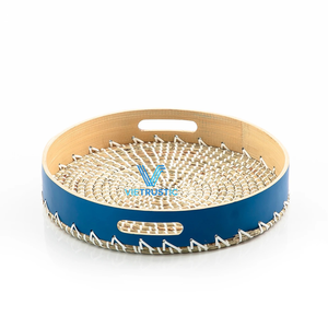 Hot New Bambou À La Main Écologique Bohème Paniers De Rangement Décor Fruits Bougie Organisateur De Stockage Personnaliser Taille Couleur Usage Domestique - Product Image 1