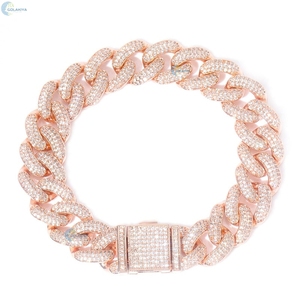 Full Iced Out Elegante Hip Hop Pulsera - Product Image 4