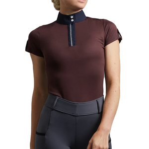 Chemise d'équitation pour femmes, confortable, à manches longues, respirante, coupe athlétique, pour les leçons d'équitation - Product Image 1