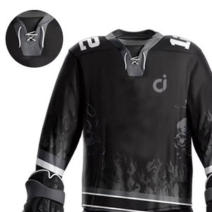 Tenue d'entraînement de hockey sur glace, nouveau style, service OEM, conception personnalisée, uniforme de hockey sur glace pour les meilleures ventes - Product Image 3