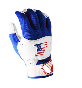Guantes de bateo de béisbol ligeros Unisex de alta calidad cuero genuino antideslizante para jóvenes y adultos Venta caliente - Product Image 5