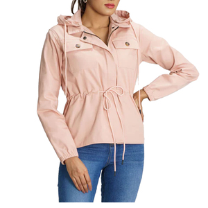 Của phụ nữ giản dị mùa đông máy bay ném bom Áo khoác nước nóng Windproof trùm đầu dài tay áo Zip dày Acrylic <span class=keywords><strong>Shell</strong></span> Polyester điền ngoài trời - Product Image 1