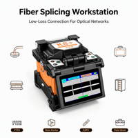 Machine de fusion automatique de fibres optiques, outil de soudage de câbles optiques pour l'installation de pigtail et de jumpers FTTH