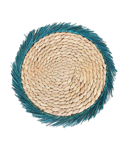 แผ่นปูโต๊ะสไตล์วินเทจ,แผ่นรองจานผักตบชวาทอมือสไตล์เวียดนามสำหรับตกแต่งโต๊ะ - Product Image 6