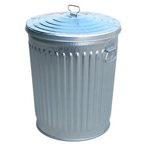 Home Wastage Use Decor High Quality Metal Elegant Flowers Enamel Paint Design Iron Durable Trash Cans <b>Dust</b> <b>Bin</b> - Product Image 6