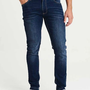 Pantalones vaqueros para hombre al por mayor-Pantalones vaqueros ajustados de calidad de exportación para ropa informal y formal - Product Image 1