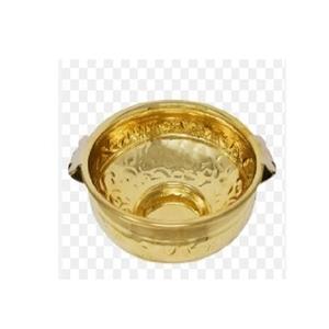 Qualité Classe Forme Arrondie Métal Urli Martelé Dessus De Table À La Main Urli Design Décoratif Premium Urli au Meilleur Prix - Product Image 1