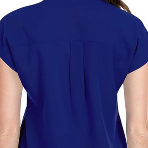 Vente en gros d'uniformes élastiques pour femmes unisexe avec logo personnalisé Vêtements de travail d'hôpital pour femmes Pantalon de beauté en toile pour infirmière - Product Image 4
