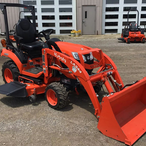 Mini Tractor Agrícola de Construcción con Motor Diésel de 26 HP y Tracción en las 4 Ruedas, Kubota BX2680, Tractor Utilitario Compacto con Cargador y Retroexcavadora - Product Image 1